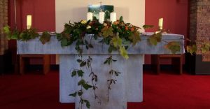 Autumnal Altar. Muckross Church.