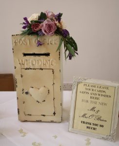 wedding post box for hire