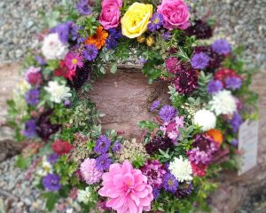Mid Summer Funeral Wreath